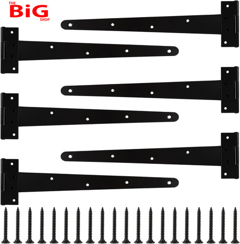 6pcs hinges 400mm - t, inch