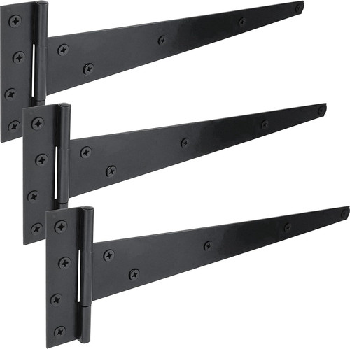 Pack black t hinges - pack,