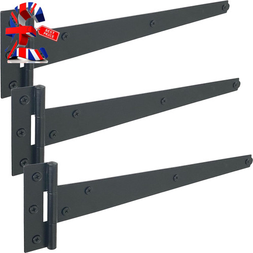 Pack black t hinges - black,