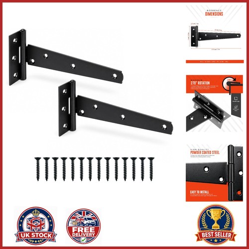 Inch black garden gate - black,