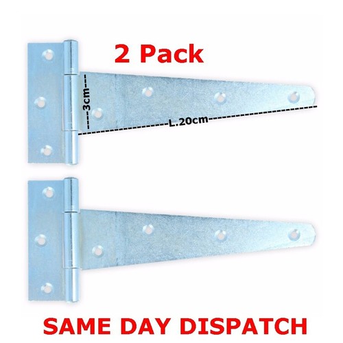Galvanised tee hinges - galvanised,