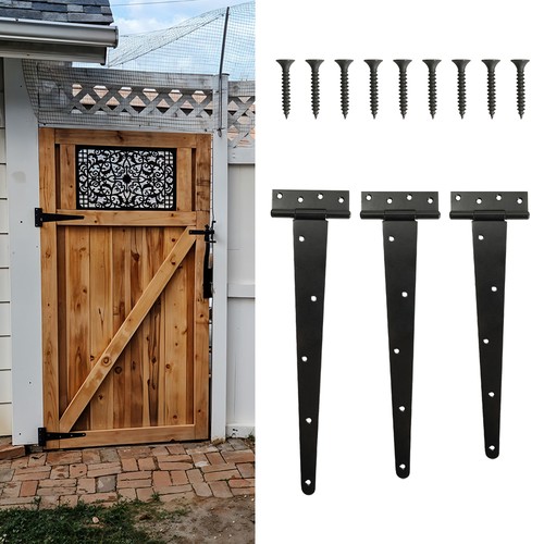 3pcs tee hinges black - 3pcs,
