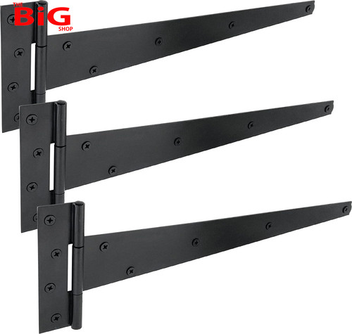 Pack black t hinges - ®, 400mm
