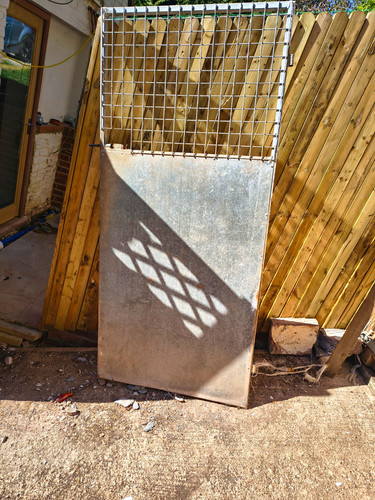 Galvanised grey metal - galvanised,