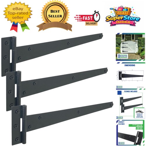 Pack black hinges - hinges,