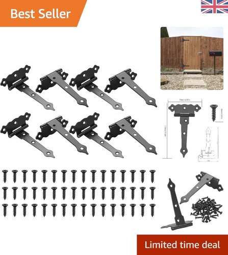 Stainless steel hinges set - steel,
