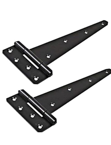 Pair black tee hinge 100 - t, 4"
