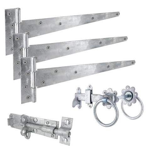 Galvanised garden gate kit - garden,